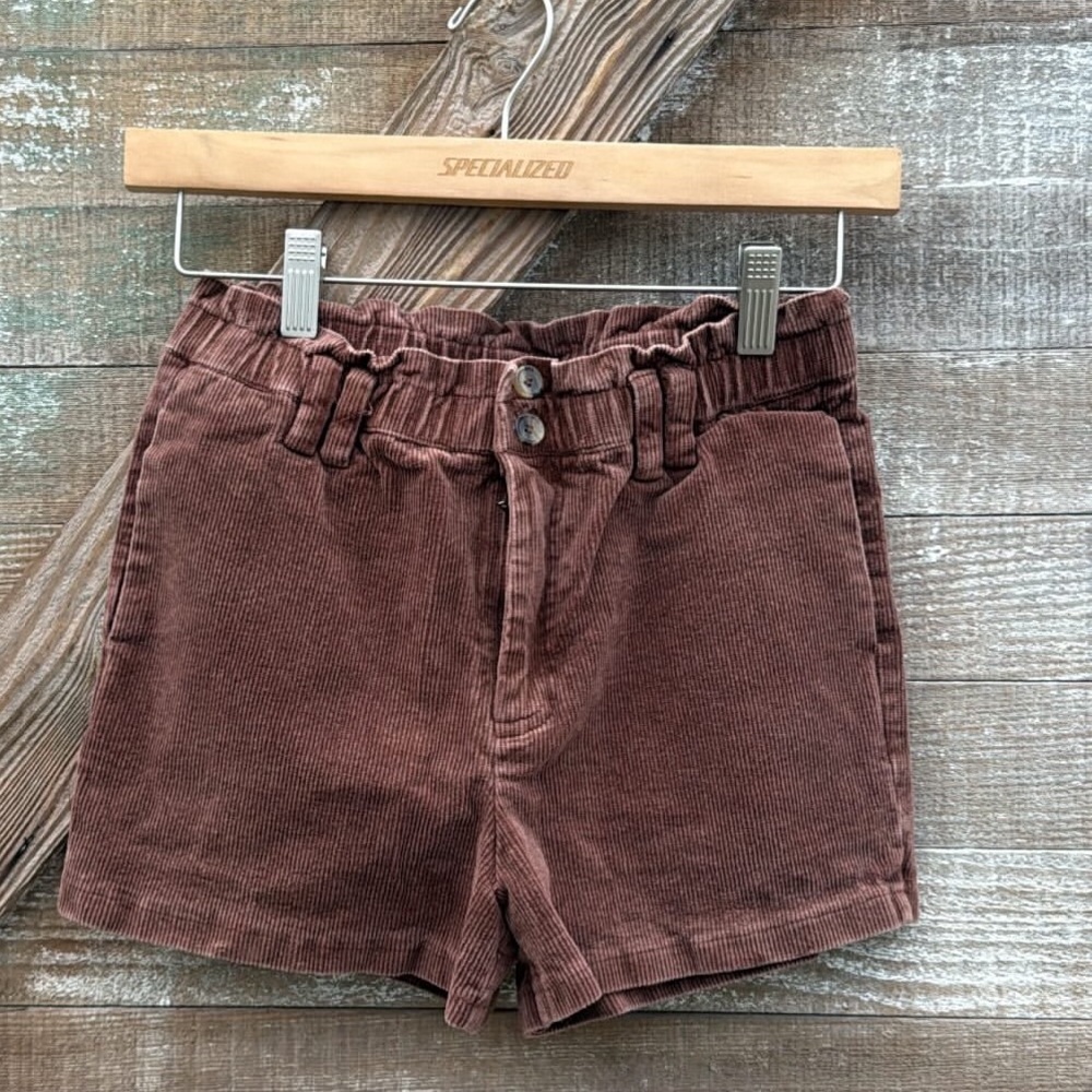 Corduroy Shorts - Brown